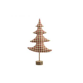 Cosy @ Home Weihnachtsbaum Squares Rot Grun 33x11xh6