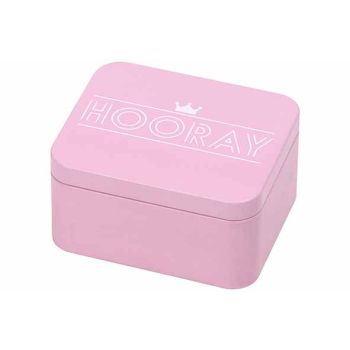 Colour Kitchen Giftbox Hooray12x10xh6,2cm Pastellrosa