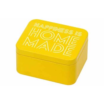 Colour Kitchen Giftbox Happiness Ishomemade 12x10xh6,2cm Gelb