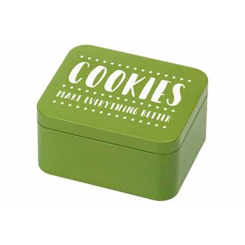 Colour Kitchen Giftbox Cookies Makeeverything Better 12x10xh6,2cm GrÜn