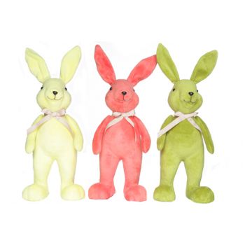 Cosy @ Home Osterhase Stehend 20x20x55cm 3 Types Farben