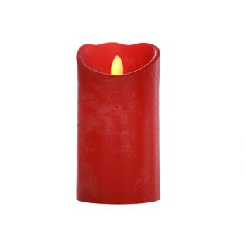 Cosy @ Home Cylinder Kerze Led Rot D8xh15cm