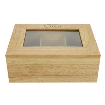 Cosy & Trendy Teebox Mit 6 Facher 23,8x18,8cm Holz