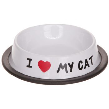 Cosy & Trendy I Love My Cat Pet Dish 15,5xh3,5cm