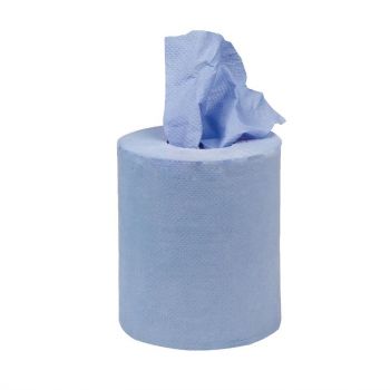 Jantex mini centrefeed handdoekrollen blauw