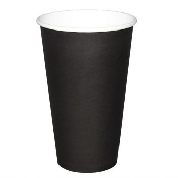 Fiesta koffiebekers enkelwandig zwart 45cl