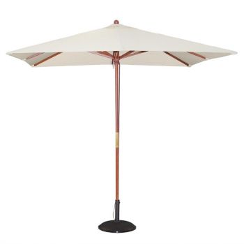 Bolero vierkante crème parasol 2.5 meter