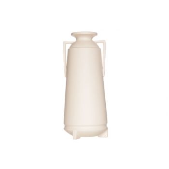 Vase kanne cream keramik 14x14xh31,5cm