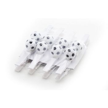 Cosy @ Home Clip Fussball Set8 Holz Weiss