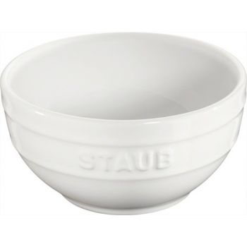Soepbol 12 Cm Wit Ceramic By Staub 40511-125    Op=op