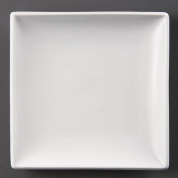 Olympia Whiteware vierkante borden 18cm