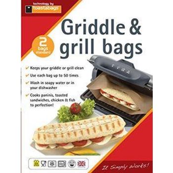 Point-Virgule set of 2 reusable glass fiber grill and toast bags 32x16.6cm