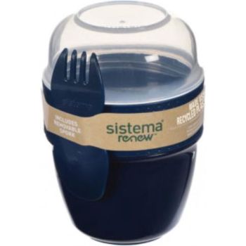 Sistema Renew snackbox Snack Capsule with spoon/fork 515ml